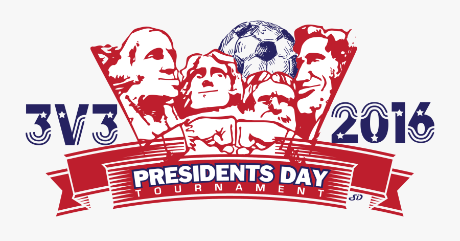 Presidents Day Soccer, Transparent Clipart