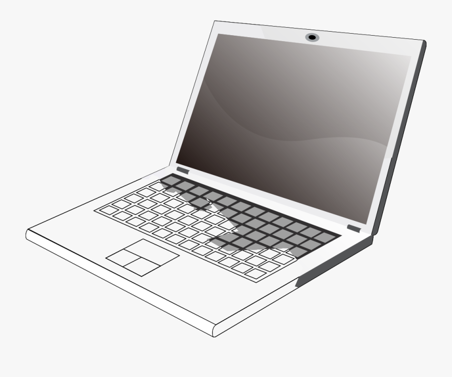 Transparent Computer Clip Art Png - Laptop Vector Image Free, Transparent Clipart