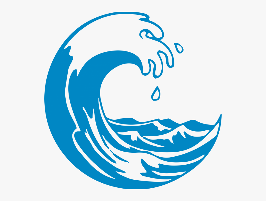 Water Waves Vector Png, Transparent Clipart