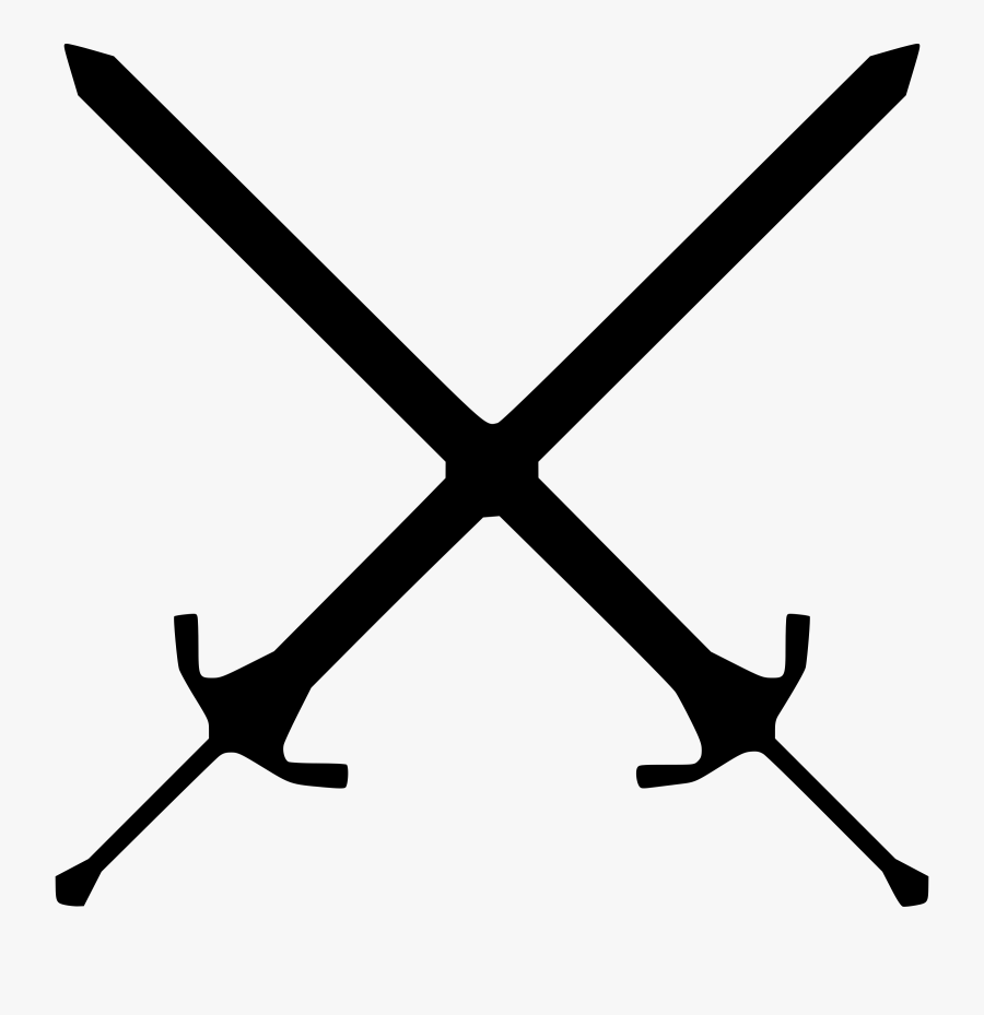Crossed Big Image Png - Crossed Swords Clip Art, Transparent Clipart
