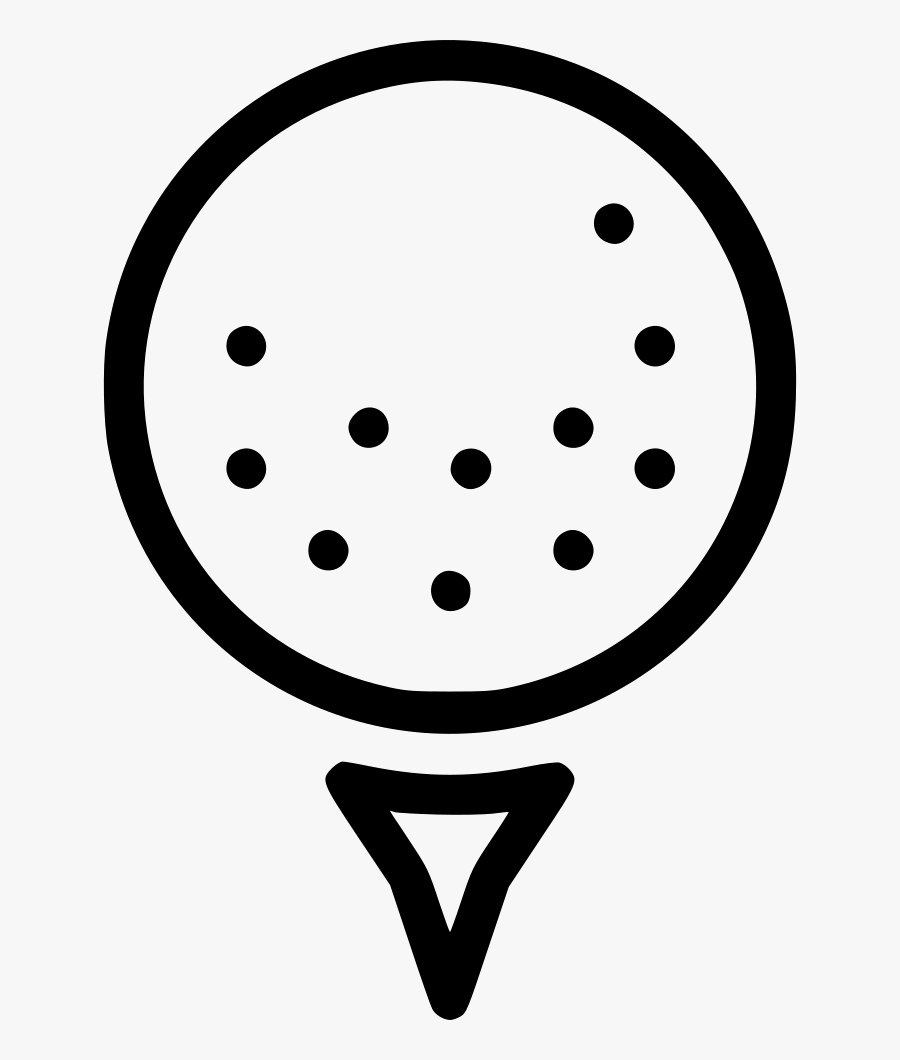 Golf Ball - Golf Ball Icon Png, Transparent Clipart