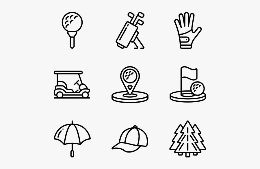 Golfing - Logo Facebook Para Colorear, Transparent Clipart