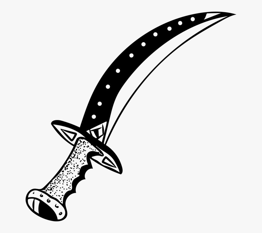 Sword, Weapon, Warrior, Power, Battle, Fantasy, Blade - Logo Pedang, Transparent Clipart