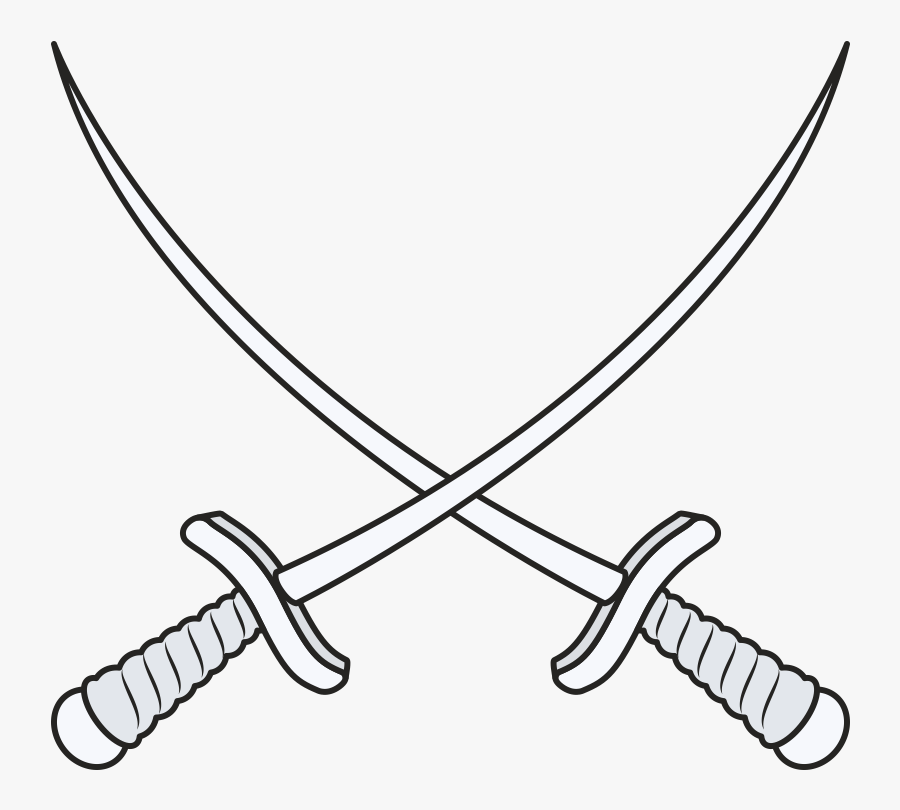 Sword Clip Art - Transparent Crossed Swords Png, Transparent Clipart