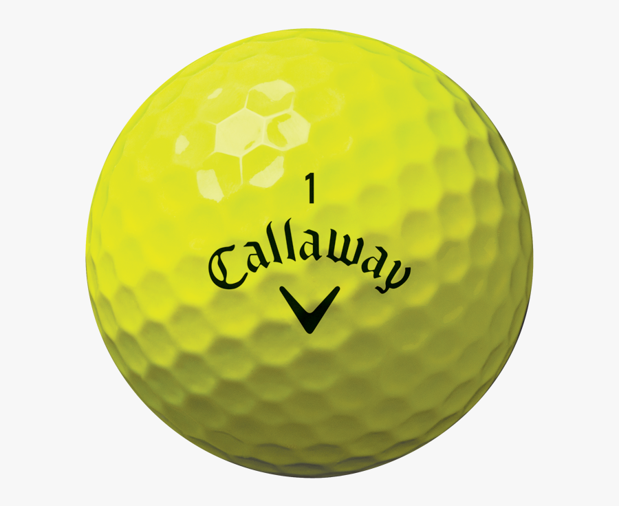 Callaway Chrome Soft X Yellow Golf Balls Reviews Amp - Yellow Callaway Golf Ball, Transparent Clipart