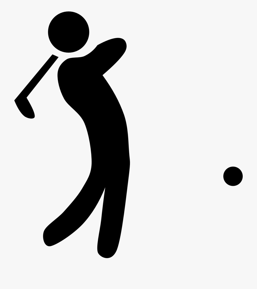 Golfer Golf Swing - Golfer Clip Art Png, Transparent Clipart