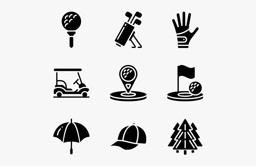 Golfing, Transparent Clipart