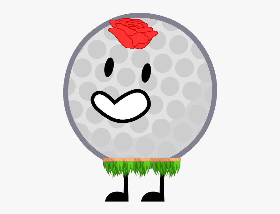 Fan Of Grassy Wiki - Bfdi Golf Ball Happy, Transparent Clipart