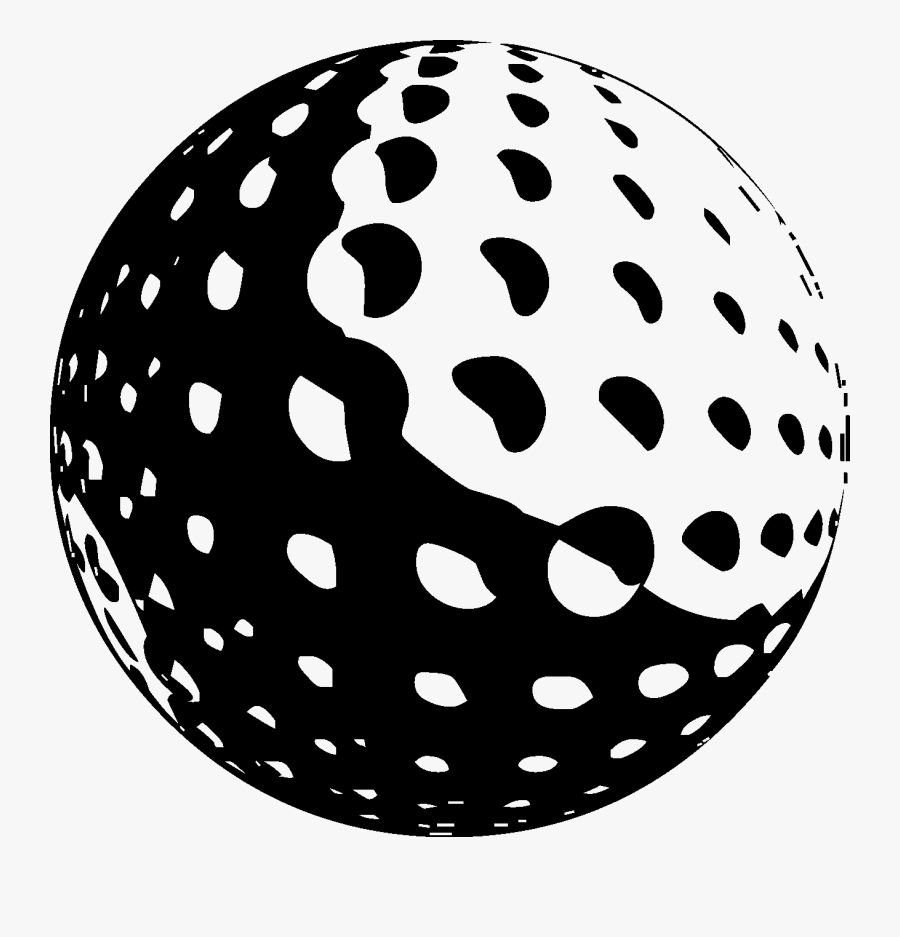 Golf Ball Decal, Transparent Clipart