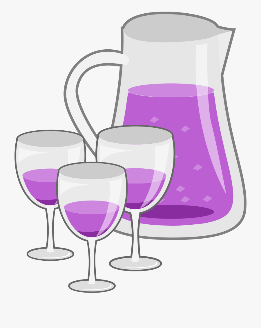 Drinking Clipart Purple Wine - Party Png Image Food, Transparent Clipart