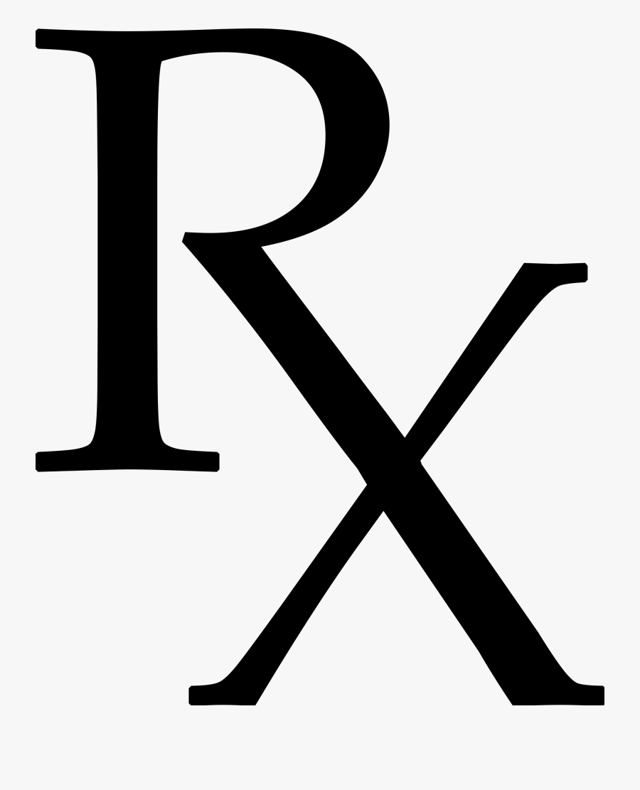 Clip Art File Symbol Used On - Rx Pharmacy Png, Transparent Clipart
