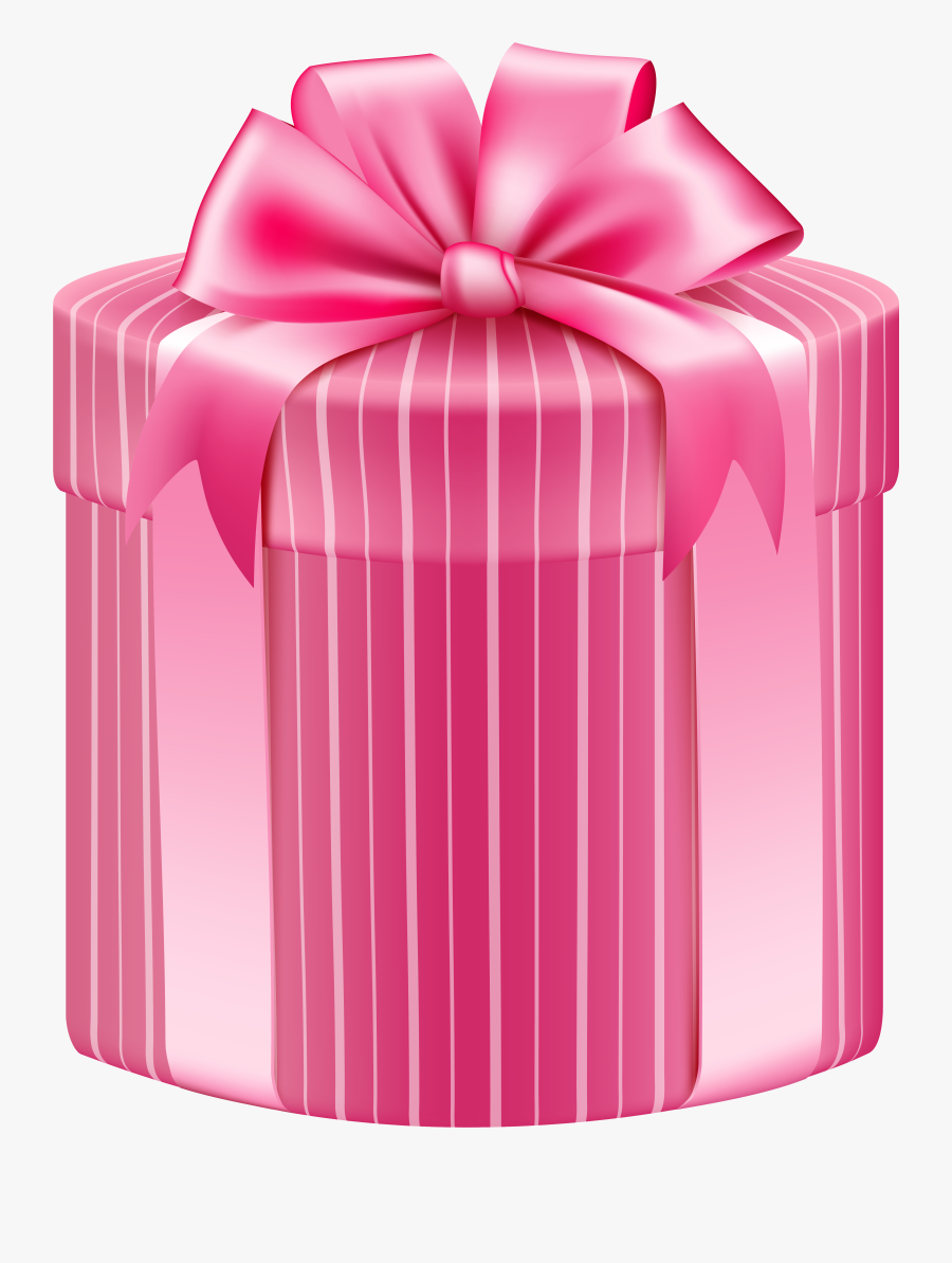 Gifts Clipart Pink Gift - Pink Gift Box Transparent, Transparent Clipart