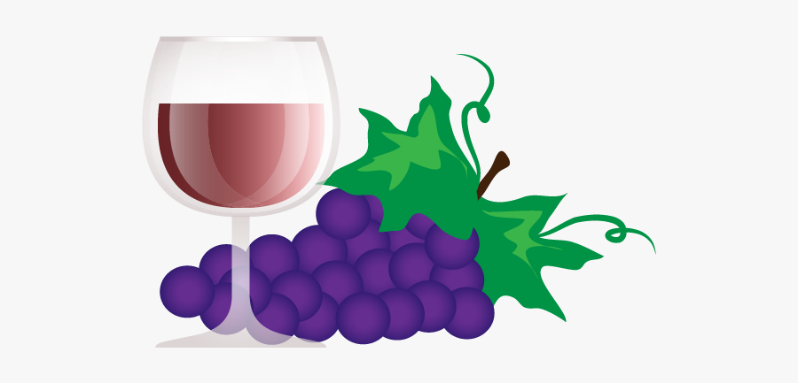 Grapevine Clipart Wine Grape - Red Wine, Transparent Clipart