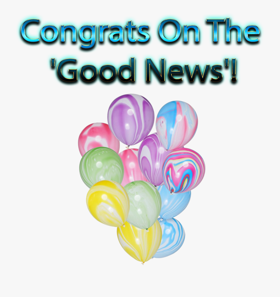 Congrats On The "good News" Png Clipart - Party Supply, Transparent Clipart