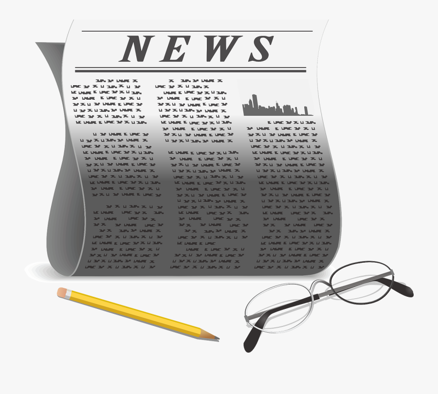 Newspaper Free To Use Clipart - Pen And News Paper Png, Transparent Clipart