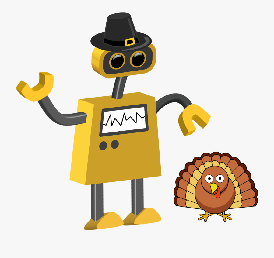 Clipart Turkey Dressed Like Pilgrim - Happy Friendsgiving, Transparent Clipart