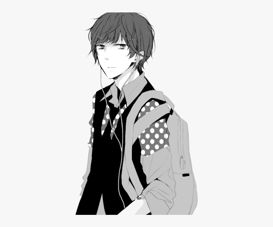Anime Guy Transparent Background, Transparent Clipart