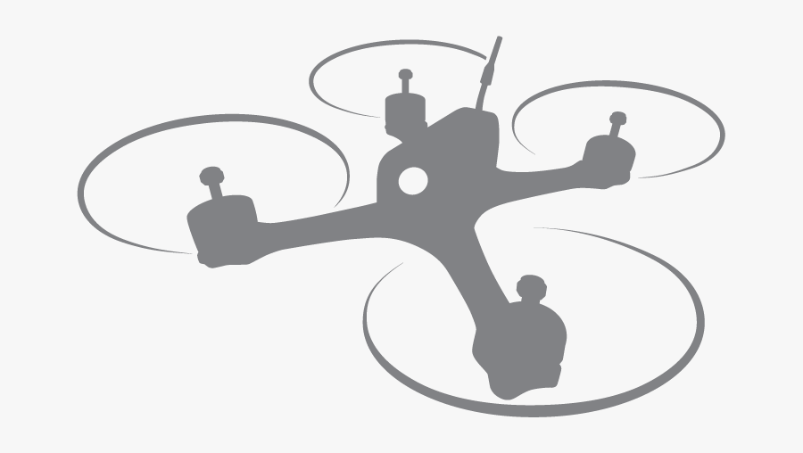 Huge Freebie Download - Race Drone Black And White, Transparent Clipart
