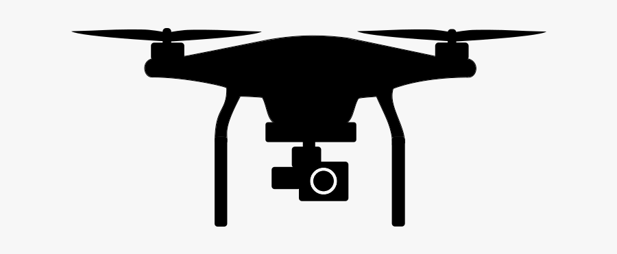 Drone Clipart Dji Phantom - Drone Png Black, Transparent Clipart