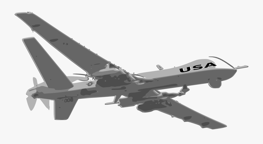 Drone - Clipart - Predator Drone Png, Transparent Clipart
