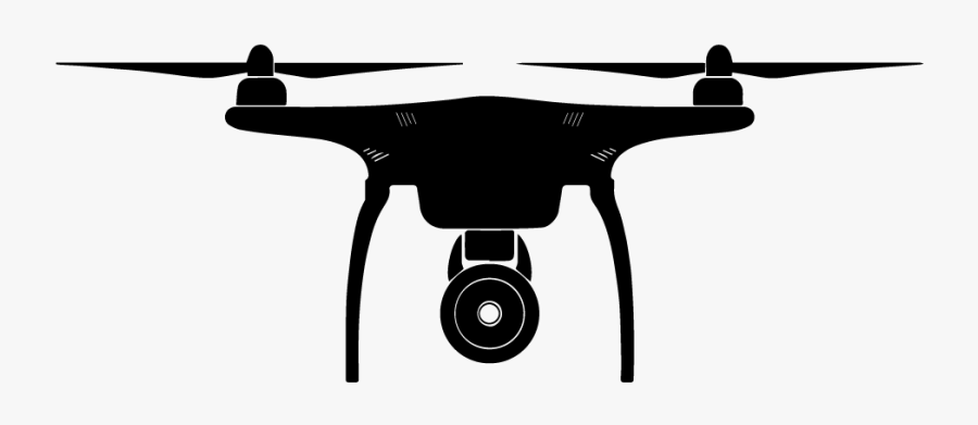 Drone Clipart Clip Art - Silhouette Drone Vector, Transparent Clipart