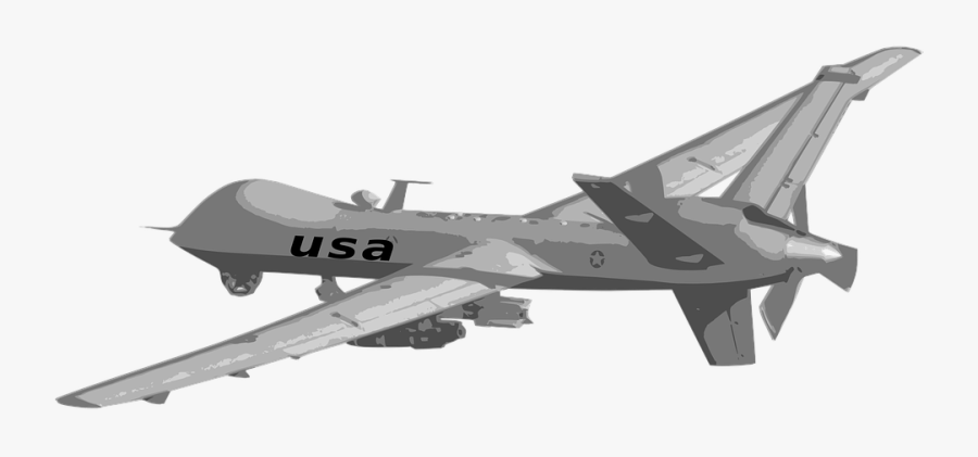 Aircraft, Drone, Usa, Airplane, Plane - Mq 9 Reaper Png, Transparent Clipart