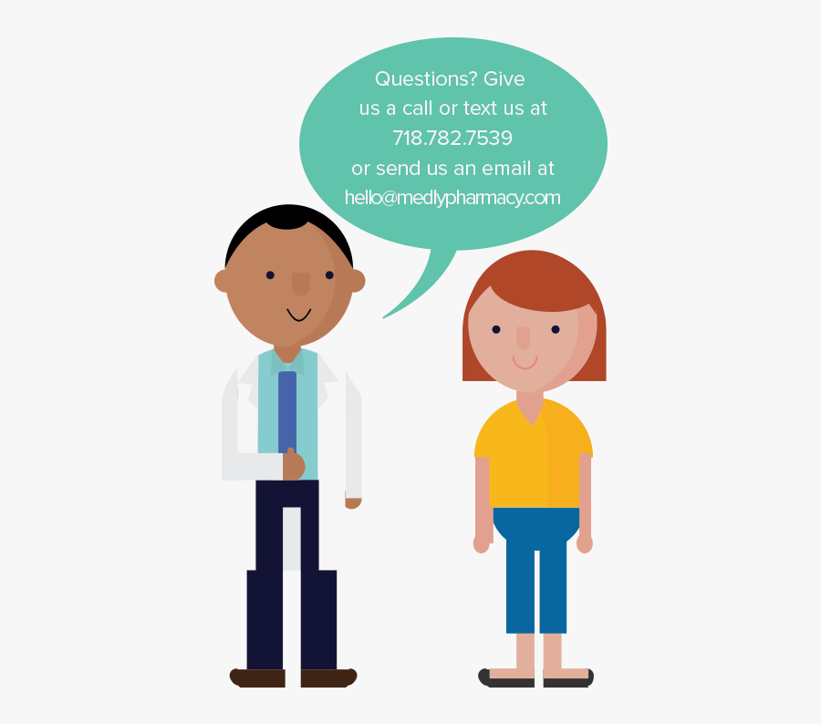 Pharmacy Clipart Patient Counselling - Cartoon, Transparent Clipart