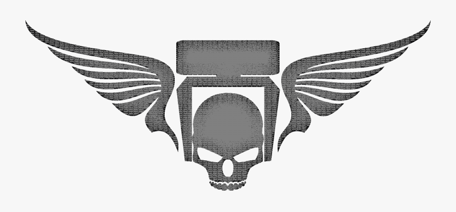 Clipart Skull Outlaw - Skull Png With Wings, Transparent Clipart