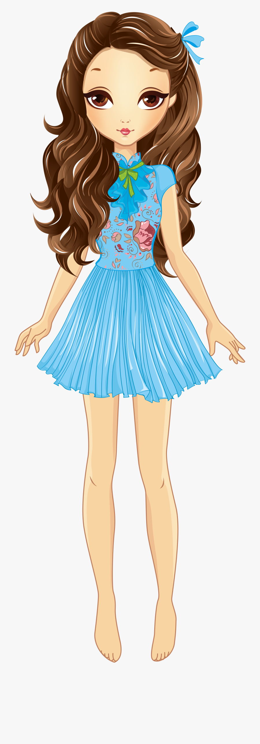 Png Transparent Download Beautiful Fashion With White - Beauty Fashion Girl Clipart, Transparent Clipart