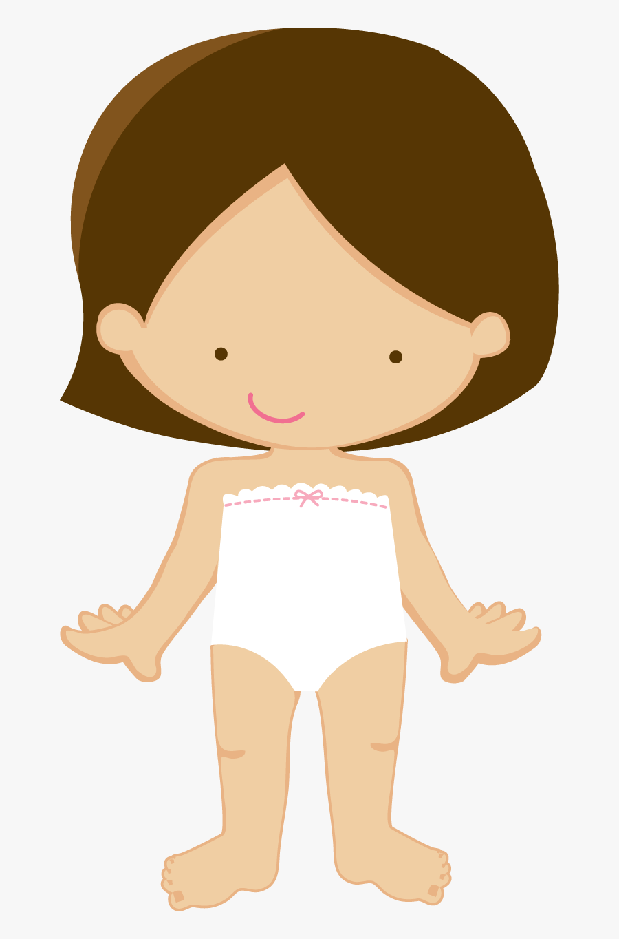 Transparent Dress Clipart Png - Dress Up Doll Clipart, Transparent Clipart