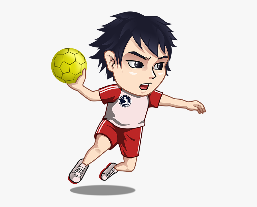 Picture Freeuse Stock Dodgeball Clipart Small Ball - Handball Cartoon Png, Transparent Clipart