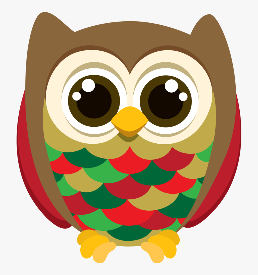 Owls For Kids Christmas Clip Art - Owl Christmas Gift Tags, Transparent Clipart
