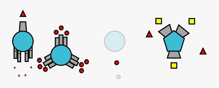 Rockets And Drones - Diep Io Class Ideas, Transparent Clipart