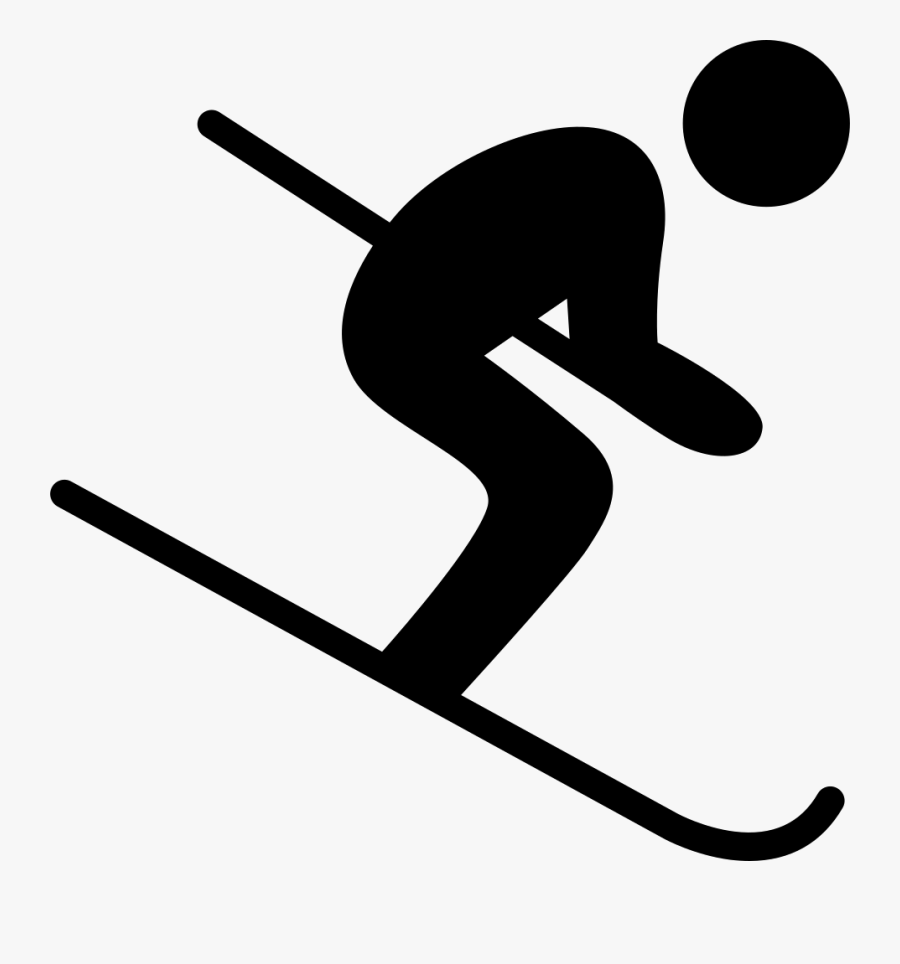 Transparent Sport Icon Png - Skiing Icon, Transparent Clipart