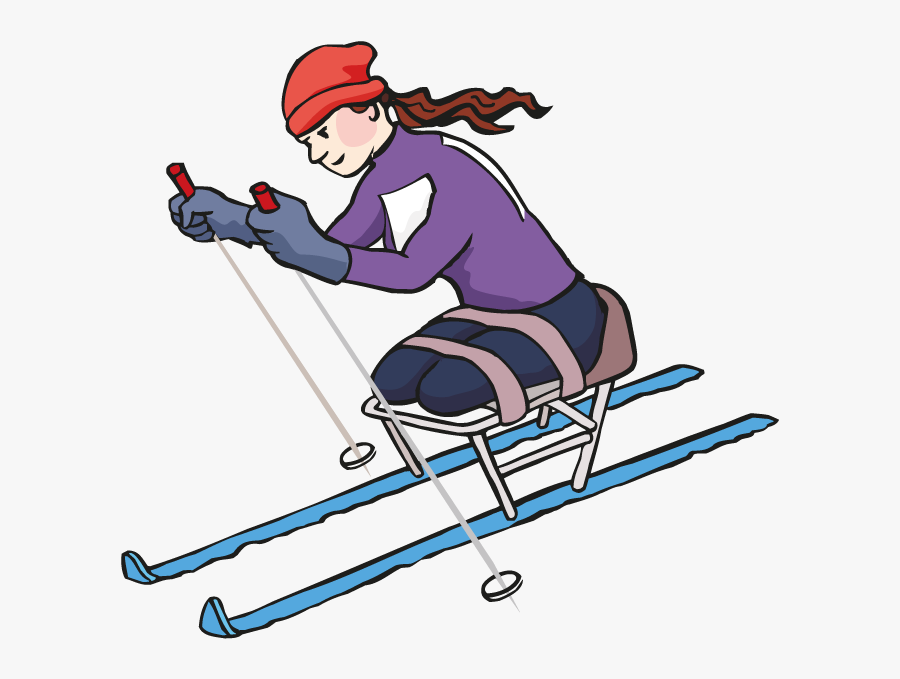 Svg Transparent Stock Ski Langlauf In Leichter Sprache - Cartoon, Transparent Clipart