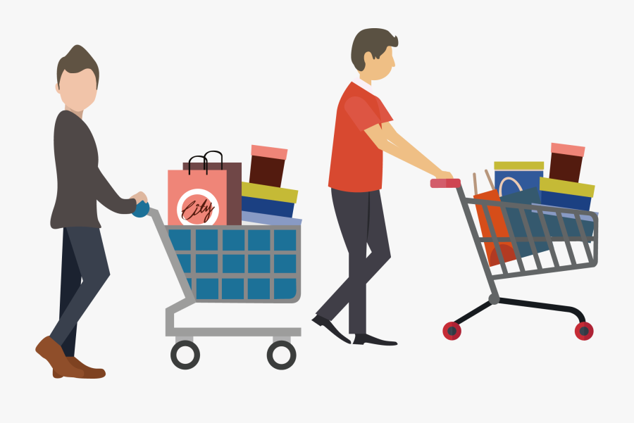 Shopping Flat Design Icon - Shopping Png, Transparent Clipart