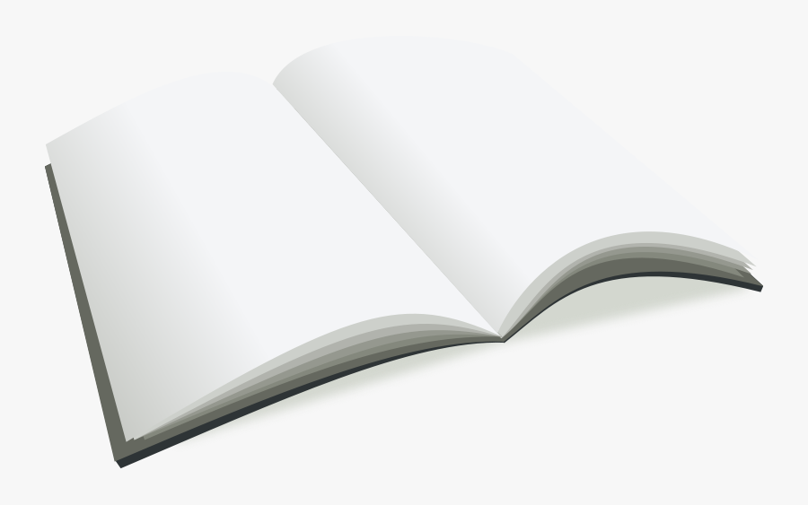 Free Stock Photo Illustration - Blank Book Opening Gif, Transparent Clipart