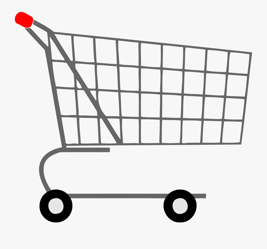 Transparent Full Shopping Cart Clipart - Shopping Trolly Clip Art, Transparent Clipart