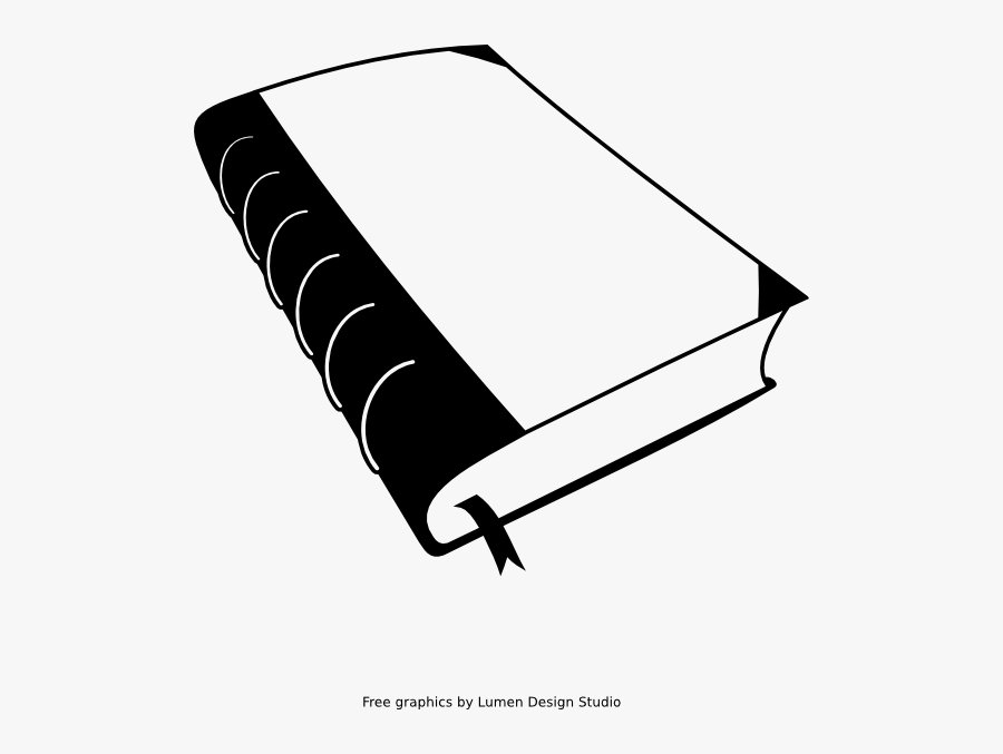 Book Clipart Black And White, Transparent Clipart