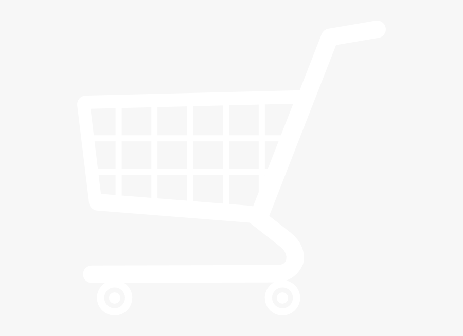 Shopping Cart White Png, Transparent Clipart