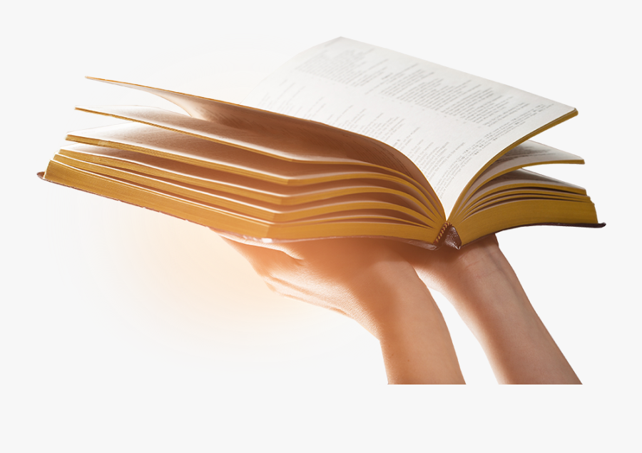 Holding The Open Bible Up - Open Bible Png Transparent, Transparent Clipart