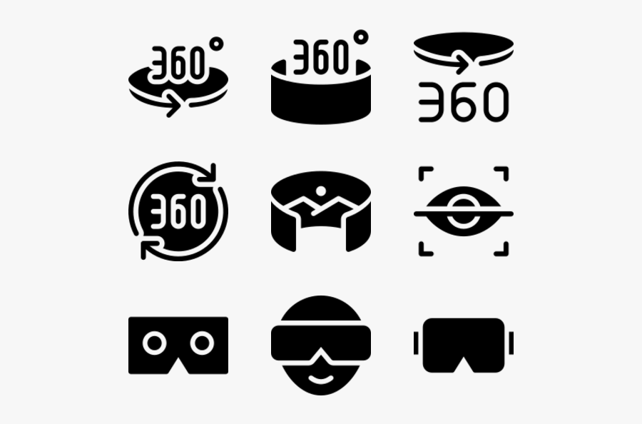 Virtual Reality - Choices Icons, Transparent Clipart