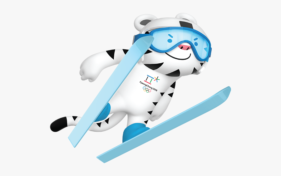 Banner Download Pyeongchang Olympic Winter - Pyeongchang Olympic Mascot Ski, Transparent Clipart