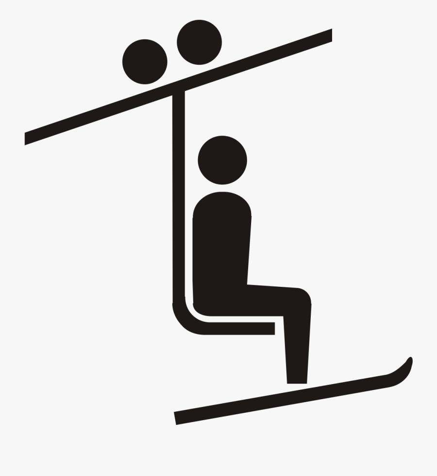 File - Skilift - Svg - Ski Lift Clip Art, Transparent Clipart