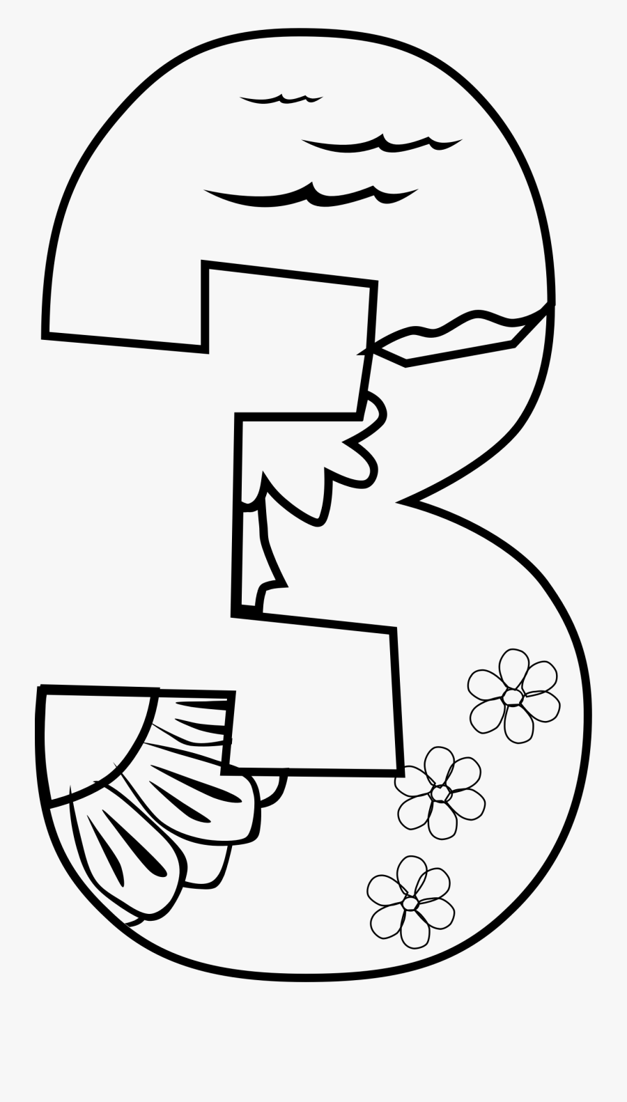 Book Clipart Colouring Sheet - Day 3 Creation Coloring Page, Transparent Clipart