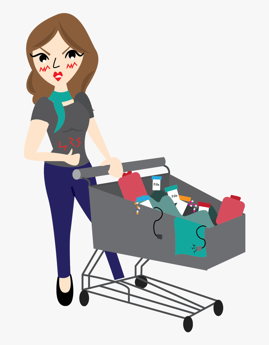 Eyaa By Leslie Rivas On Twitter - Shopping Cart, Transparent Clipart