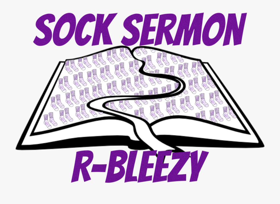 Sock Sermon Clipart , Png Download - Open Book With Book Mark, Transparent Clipart