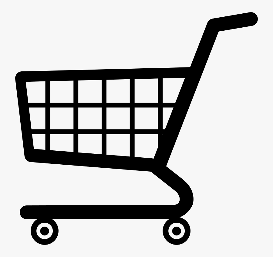 Shopping Cart Svg Clip Arts - Small Shopping Cart Icon, Transparent Clipart