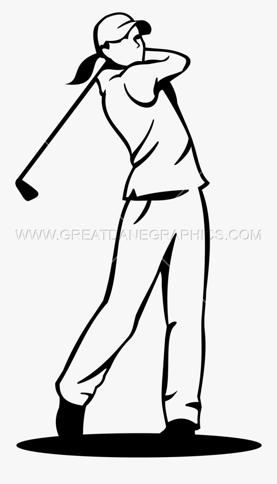 Golfer Drawing At Getdrawings - Golfer Drawing, Transparent Clipart