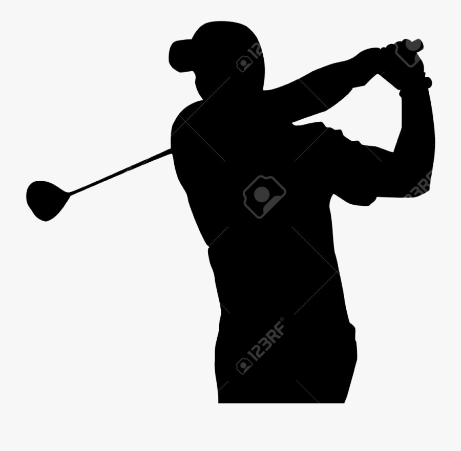 Golf Clubs Silhouette At Getdrawings - Silhouette Of Woman Praising God, Transparent Clipart